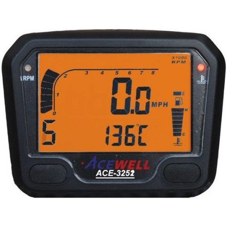 Acewell ACE-3252 Speedo Rev Gauge